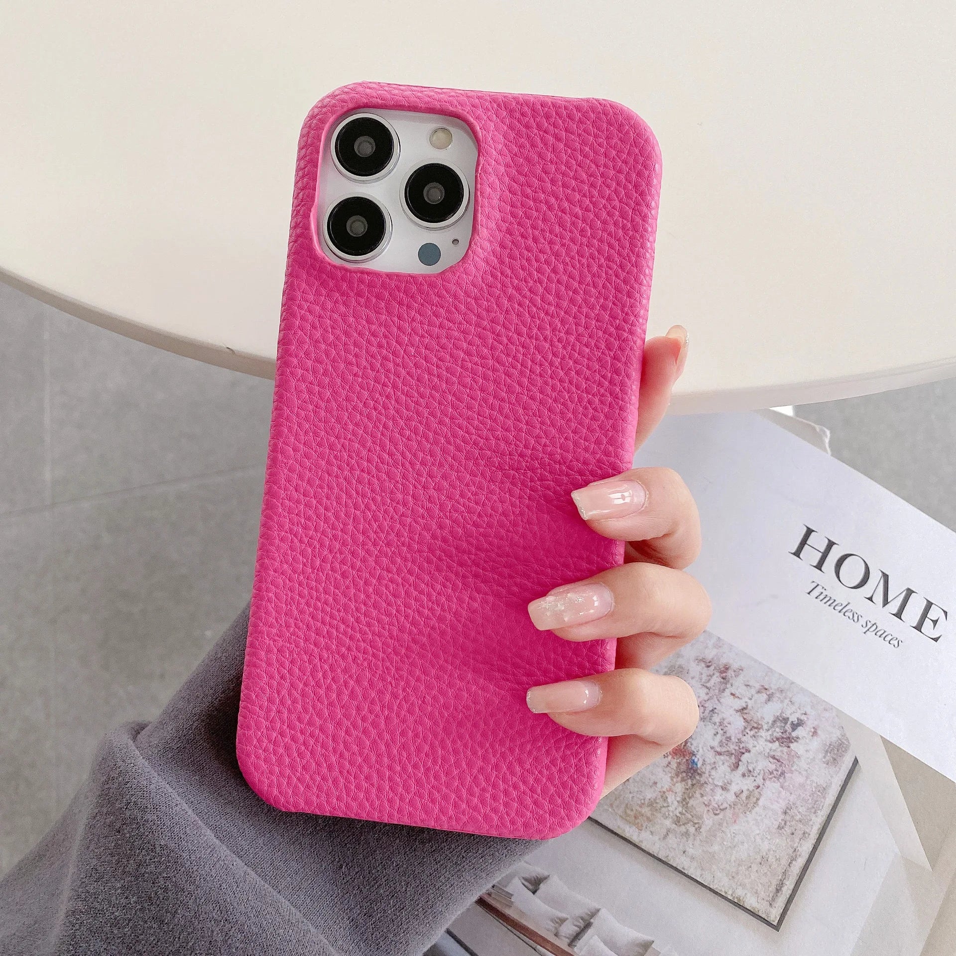 Personalized Leather Phone Case for iPhone Models 29