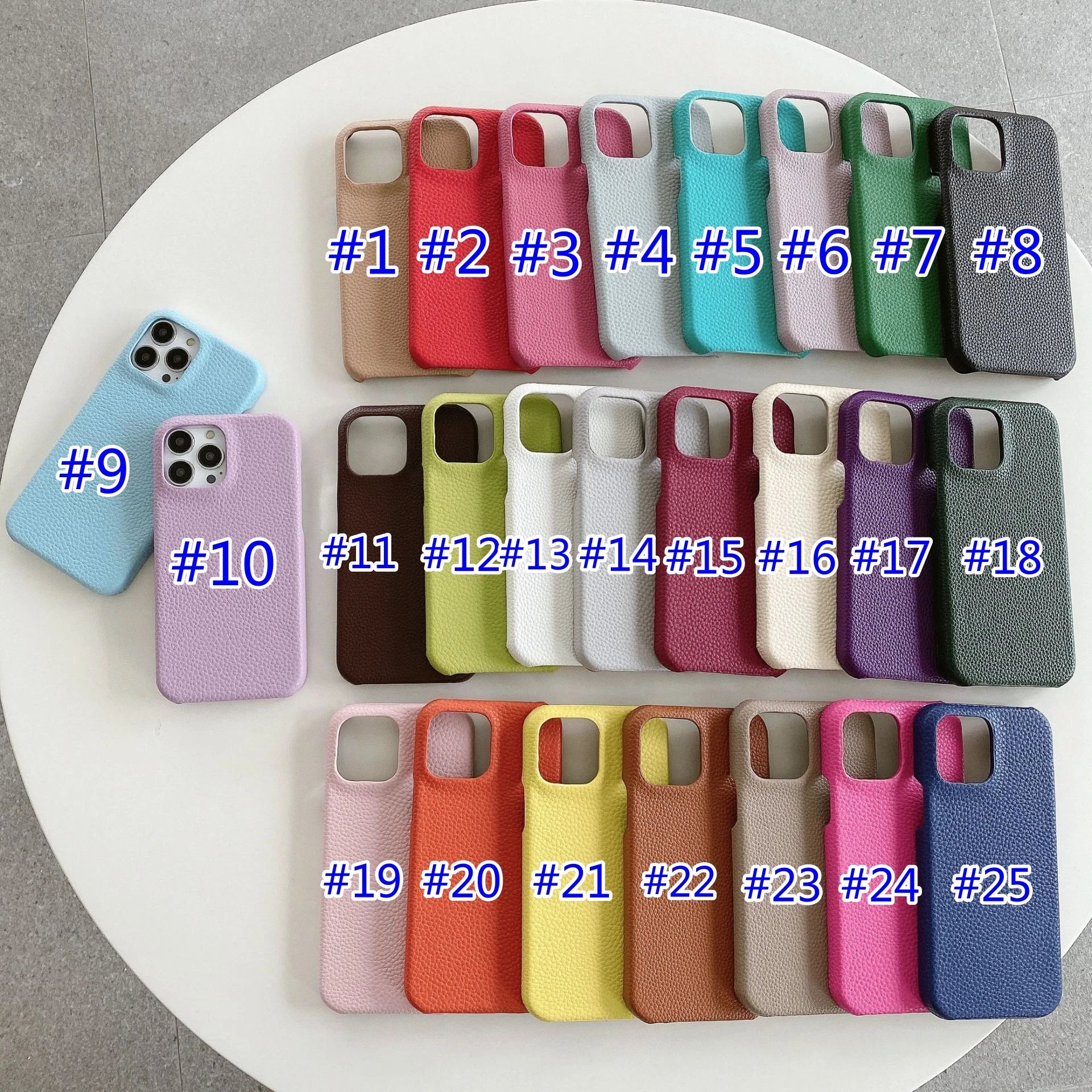 Personalized Leather Phone Case for iPhone Models 5