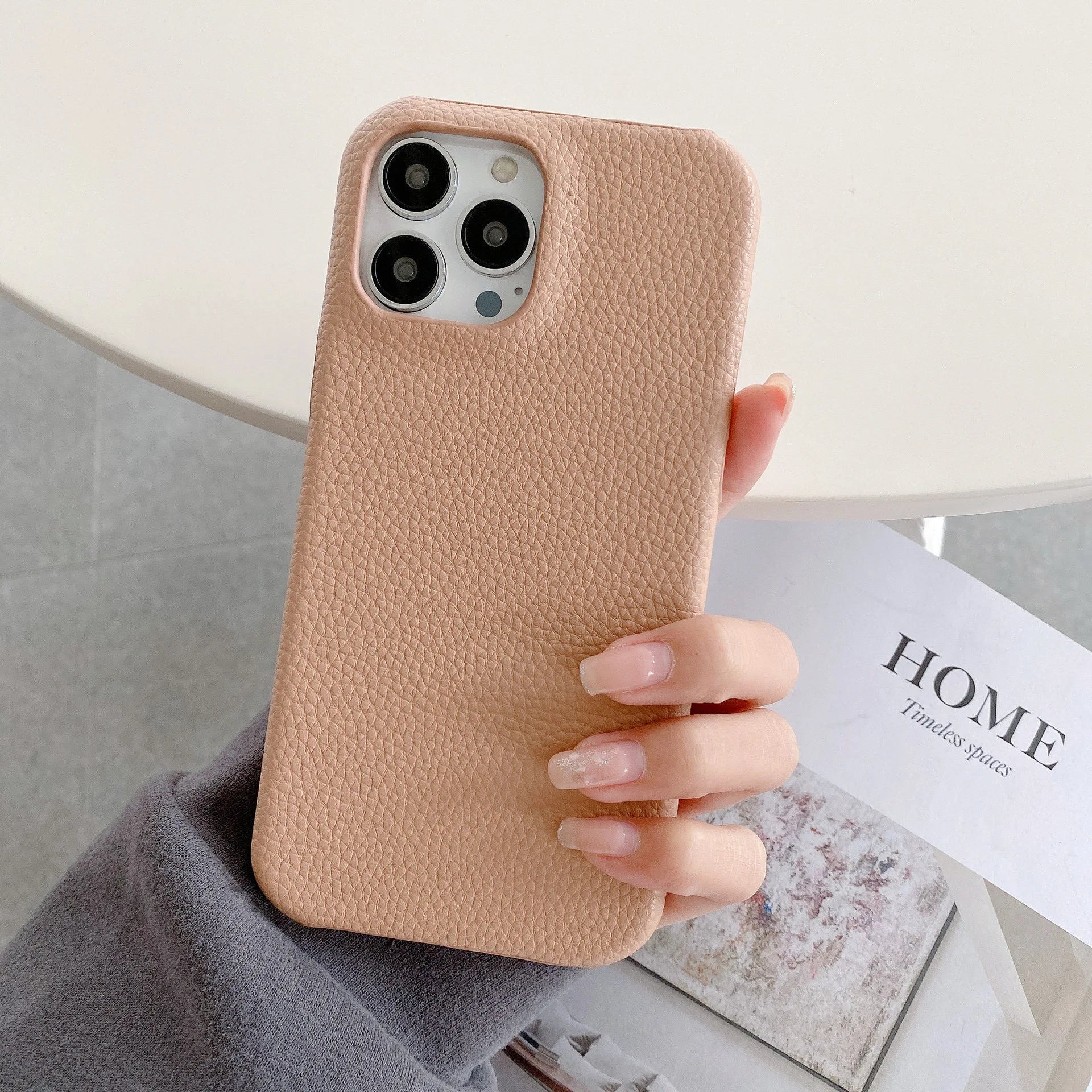 Personalized Leather Phone Case for iPhone Models 6
