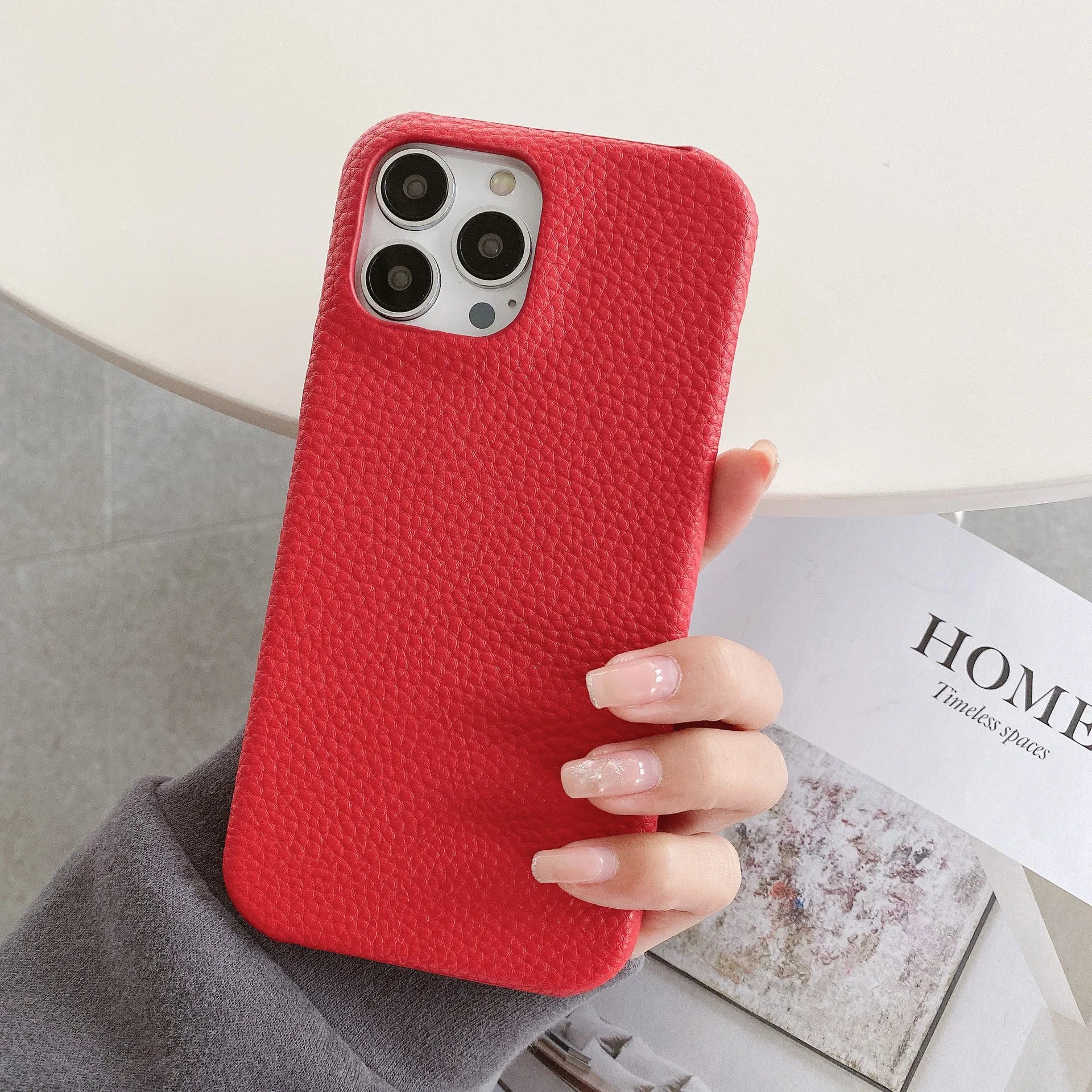 Personalized Leather Phone Case for iPhone Models 7