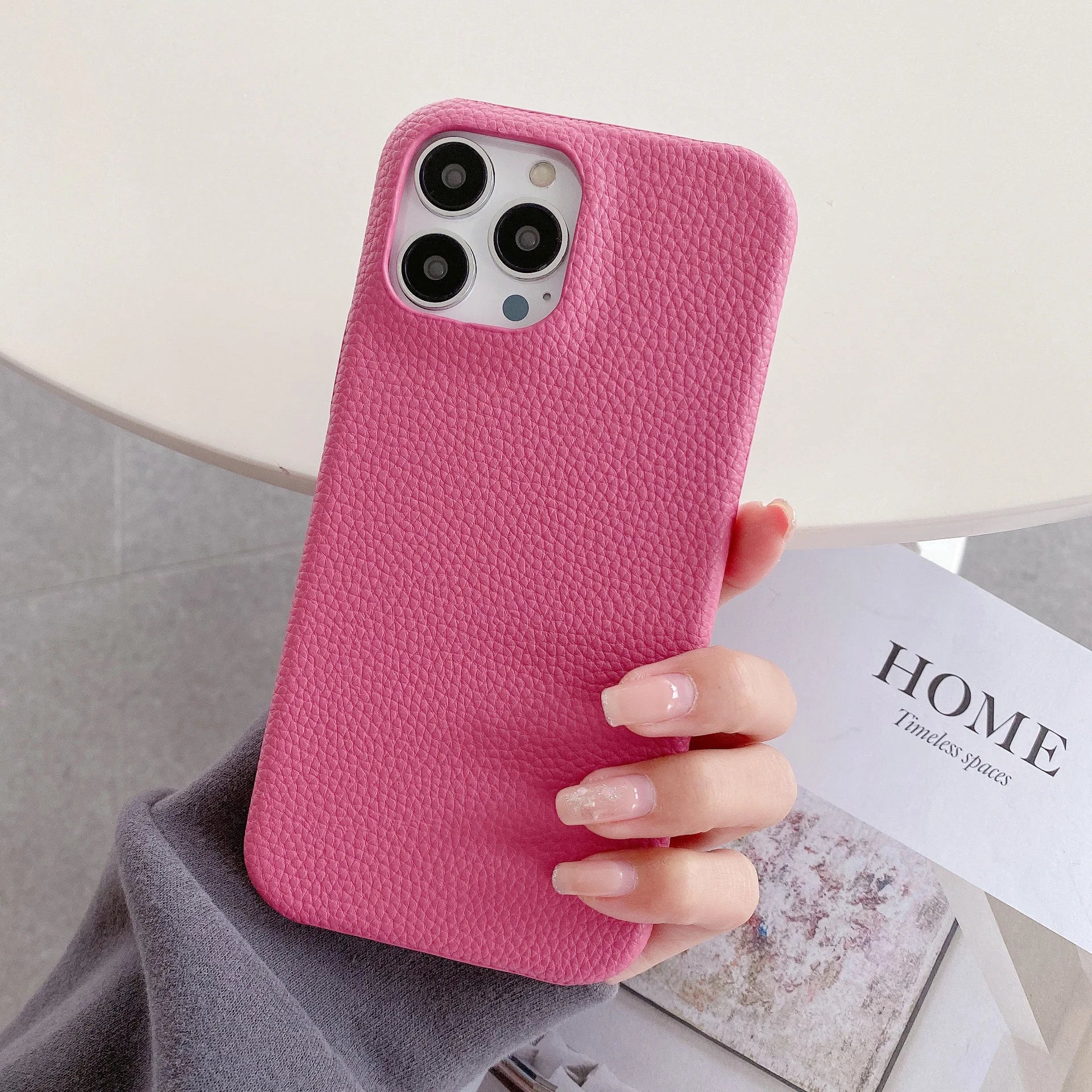 Personalized Leather Phone Case for iPhone Models 8