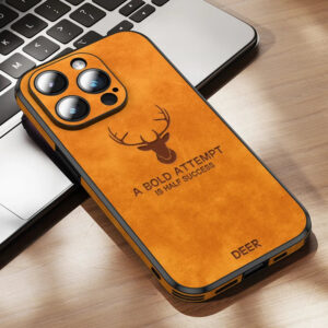 Premium Leather Silicone iPhone Case price in Bangladesh