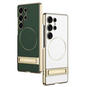 Protective Leather Case with Stand for Samsung Phones