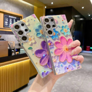 Purple Floral Samsung Phone Case price in Bangladesh