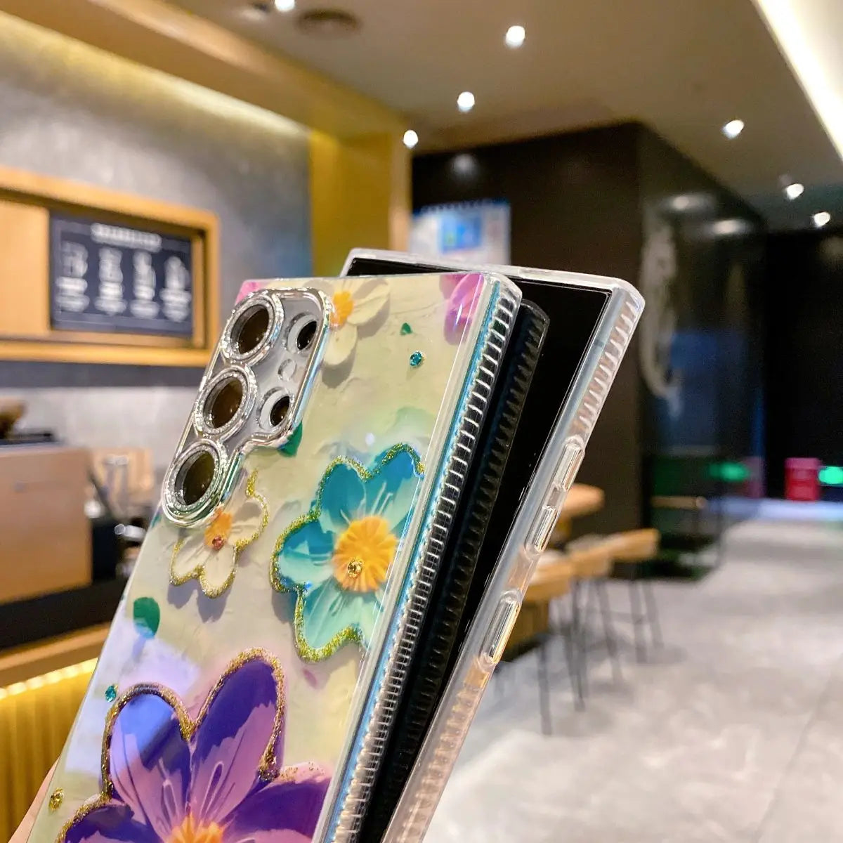 Purple Floral Samsung Phone Case price in Bangladesh 2