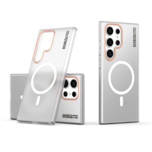 Samsung Clear Matte Magnetic Phone Cover