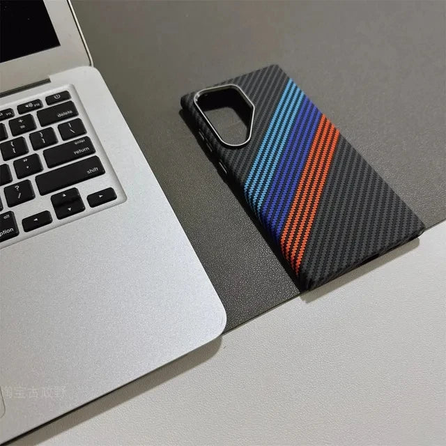 Samsung Galaxy Carbon Fiber Magnetic Case with Lens Protector price in Bangladesh 11