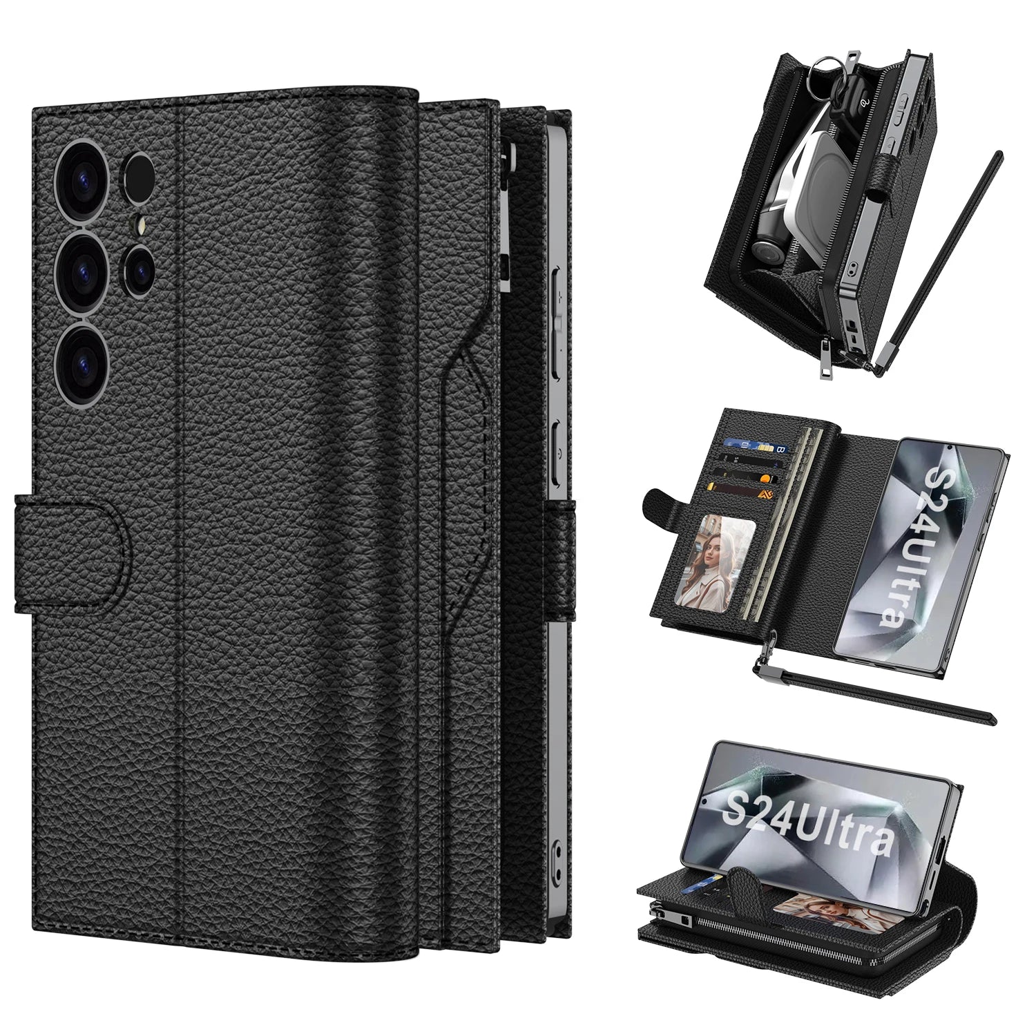 Samsung Galaxy Wallet Flip Case with Card Holder 6