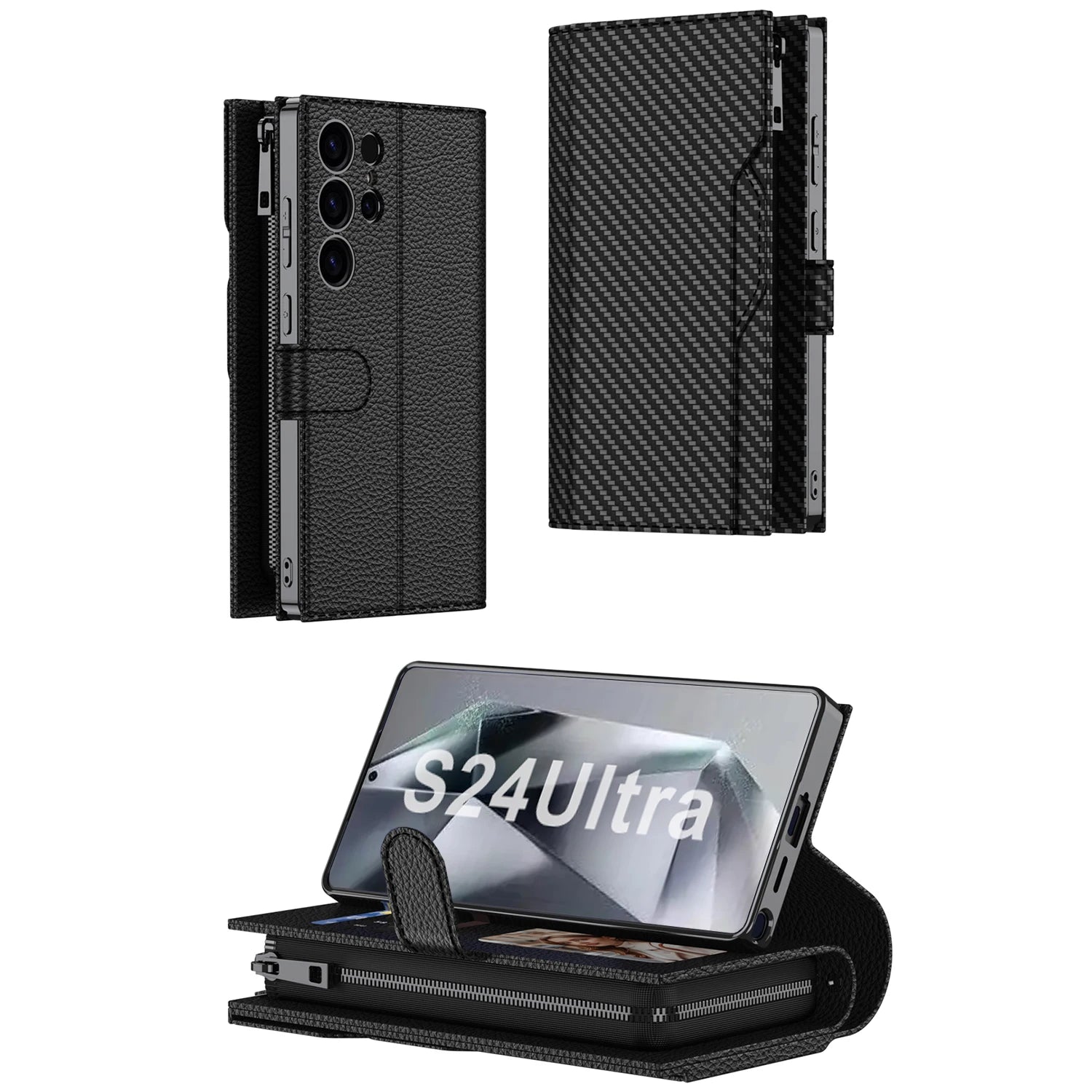 Samsung Galaxy Wallet Flip Case with Card Holder 3