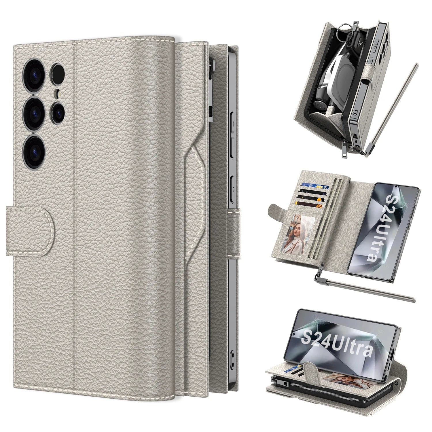 Samsung Galaxy Wallet Flip Case with Card Holder 7