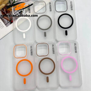 Slim Matte iPhone Case with Magnetic Charging Support