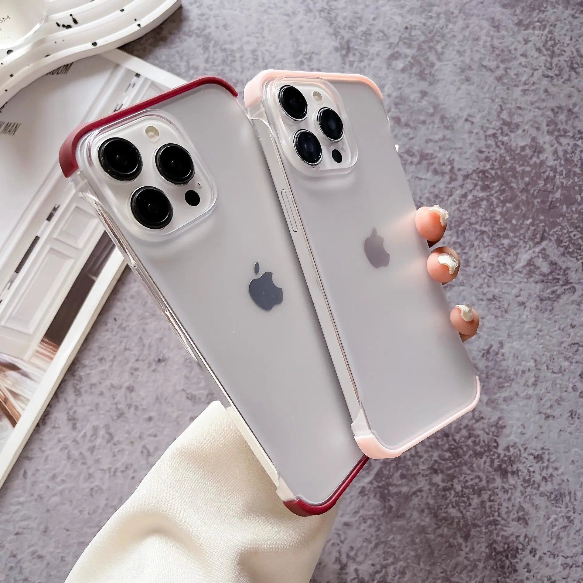 Slim Matte Protective Case for iPhone Models 1