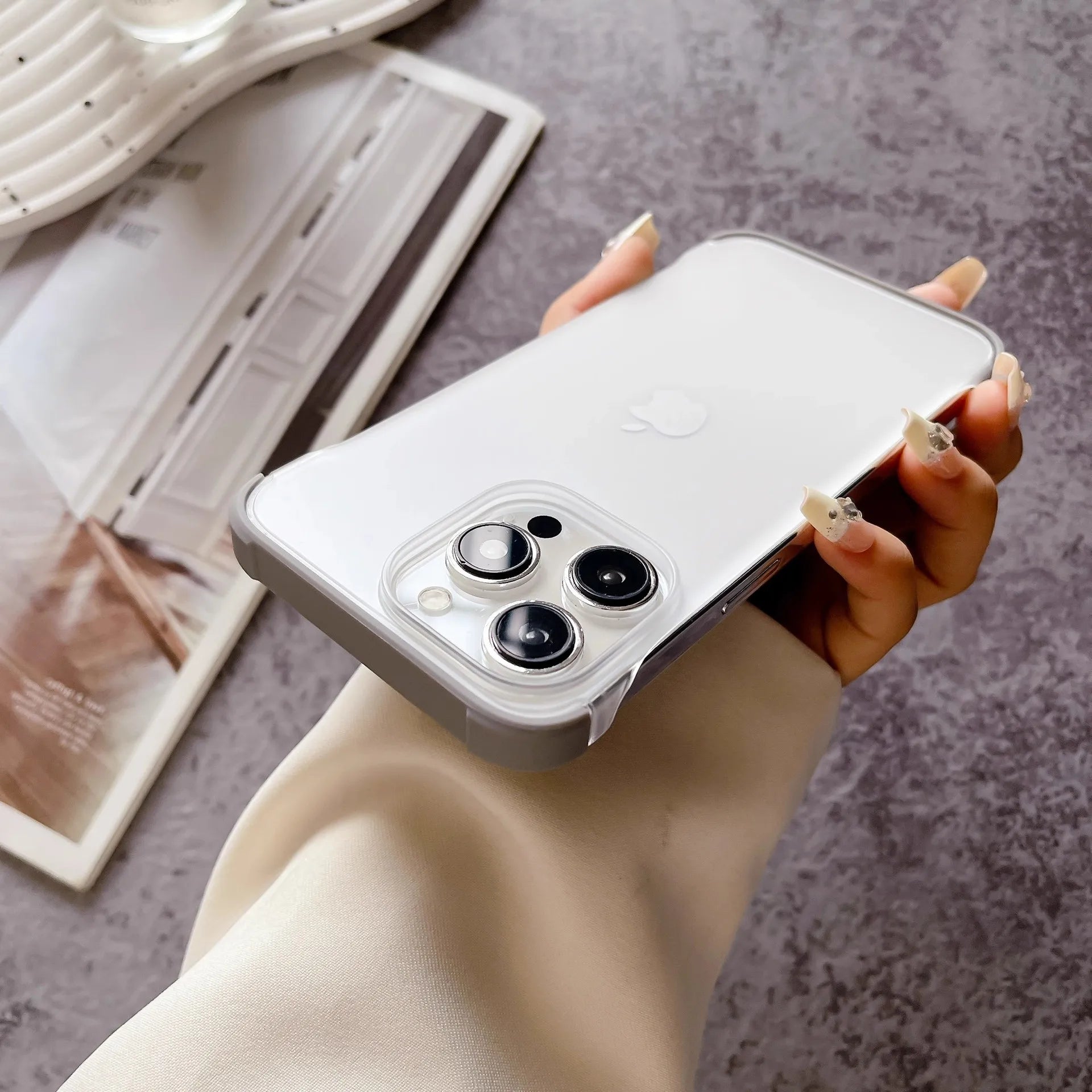 Slim Matte Protective Case for iPhone Models 2