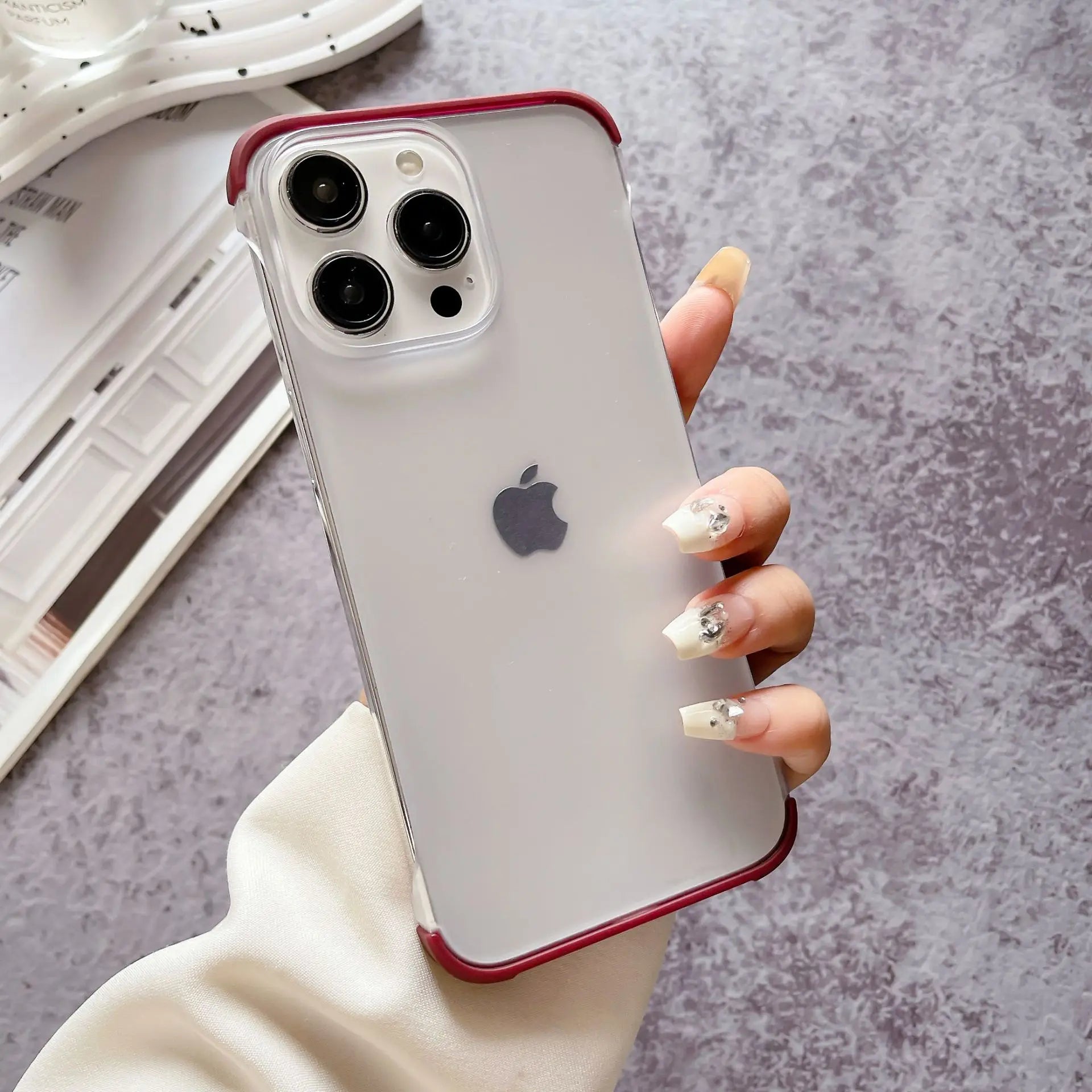 Slim Matte Protective Case for iPhone Models 8