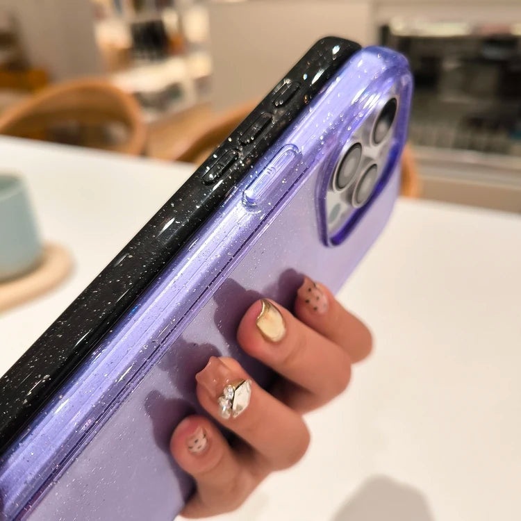Sparkly TPU Case for iPhone Models 3