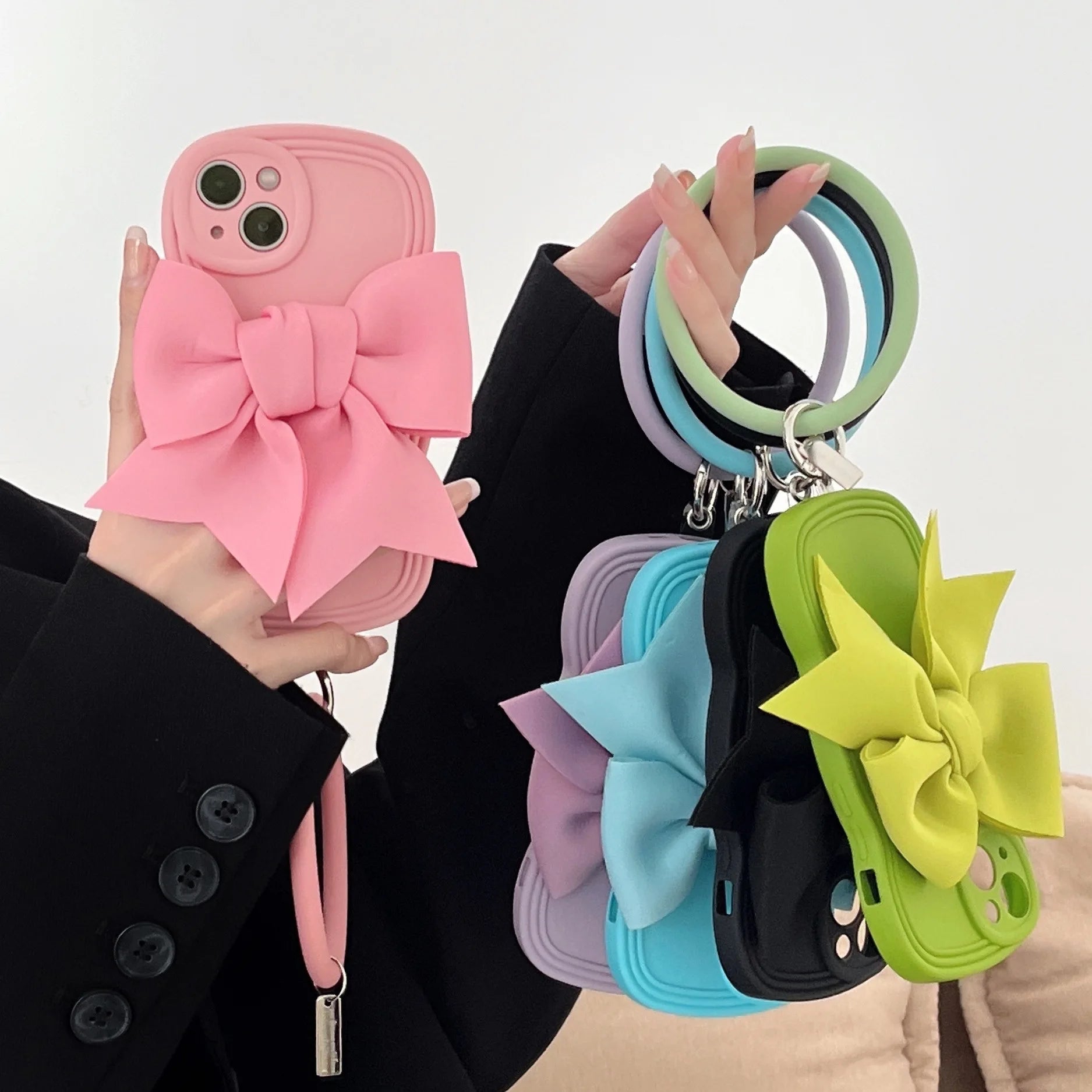 Stylish Bow Tie Phone Case for iPhone Models 1