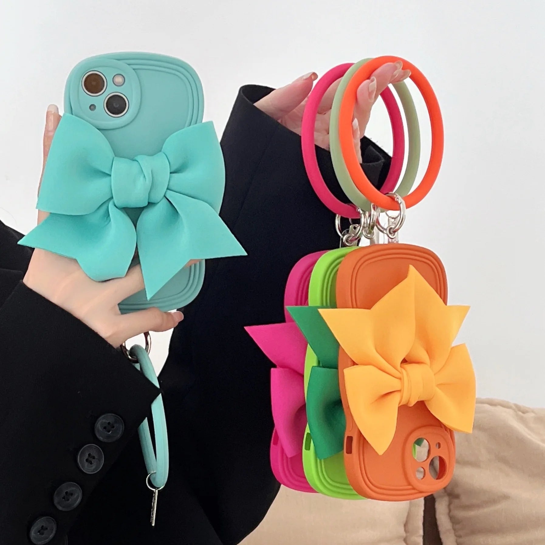 Stylish Bow Tie Phone Case for iPhone Models 2