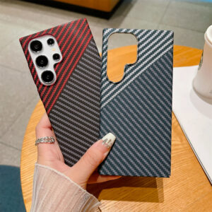 Stylish Carbon Fiber Case for Samsung Devices