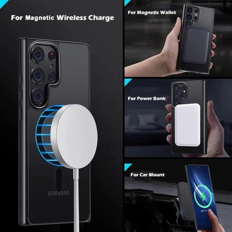 Stylish Wireless Charging Case for Samsung Devices 1