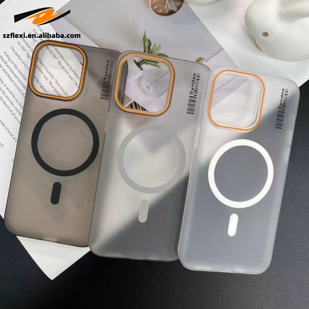 Translucent Magnetic iPhone Case for Wireless Charging 1