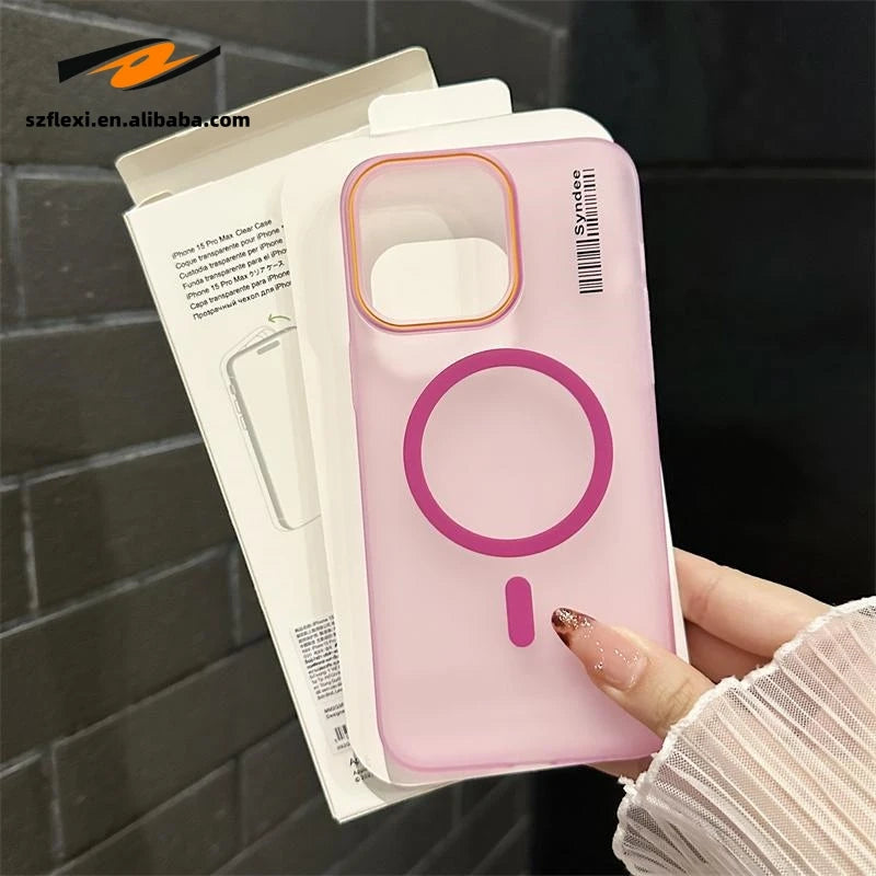 Translucent Magnetic iPhone Case for Wireless Charging 11