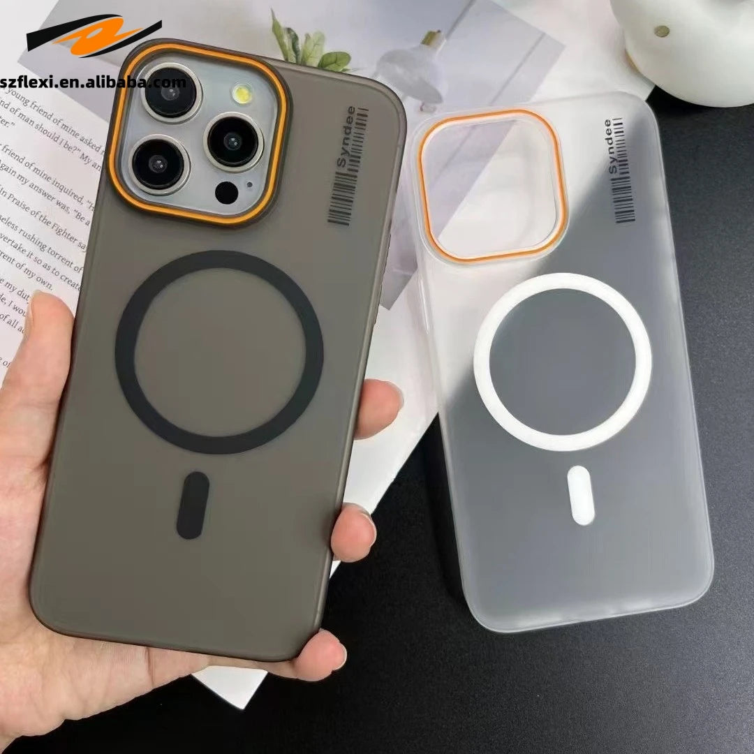 Translucent Magnetic iPhone Case for Wireless Charging 2
