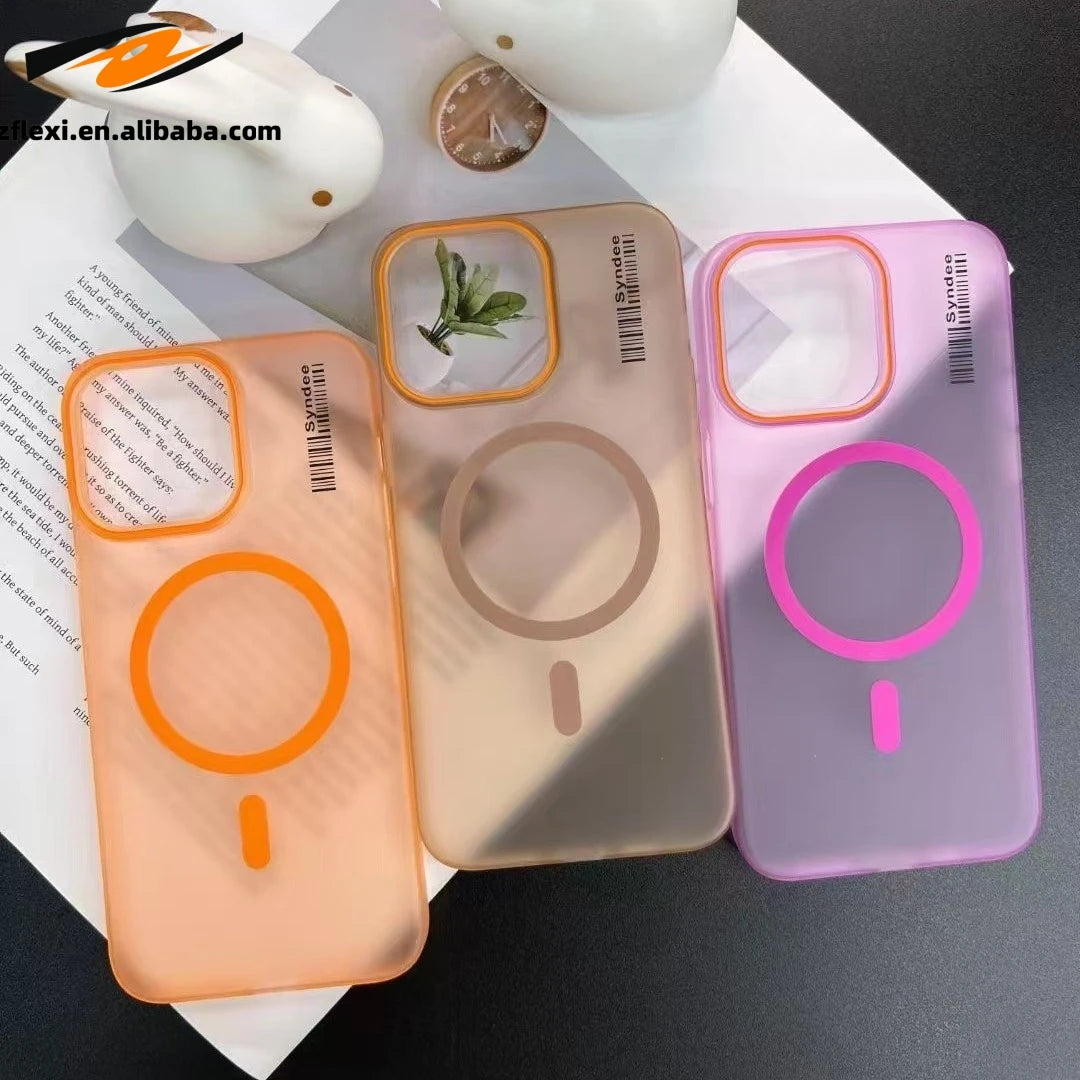 Translucent Magnetic iPhone Case for Wireless Charging 3