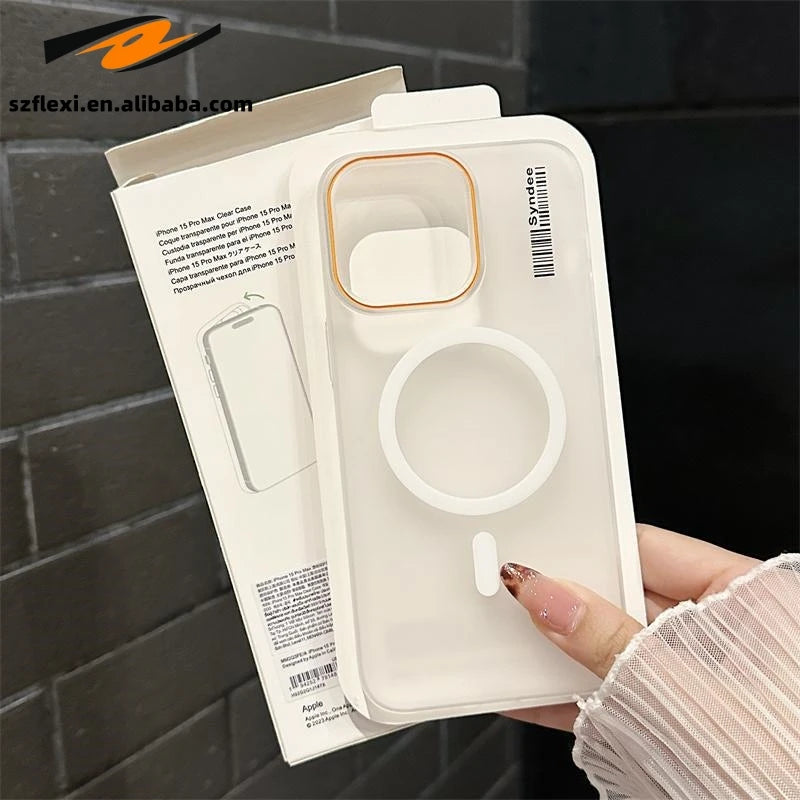 Translucent Magnetic iPhone Case for Wireless Charging 6