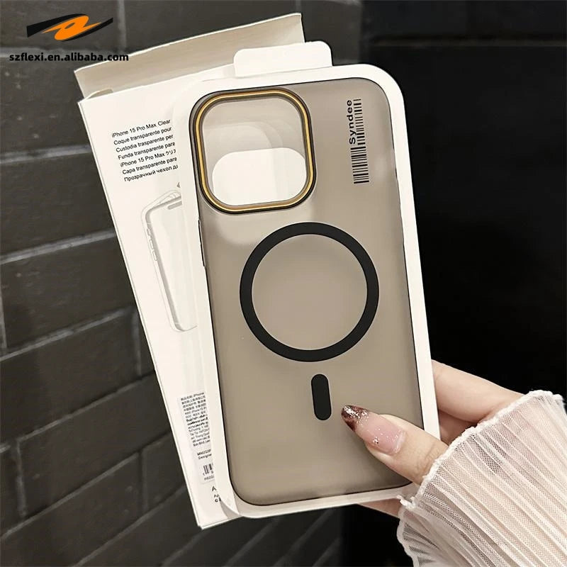 Translucent Magnetic iPhone Case for Wireless Charging 8