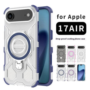 Transparent Magnetic Case for iPhone 17 with Airbag Protection