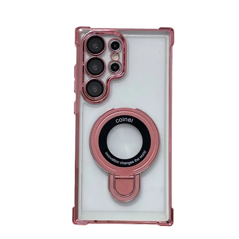 Transparent Magnetic Phone Cases for Samsung Devices