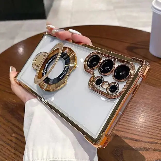 Transparent Magnetic Phone Cases for Samsung Devices 11