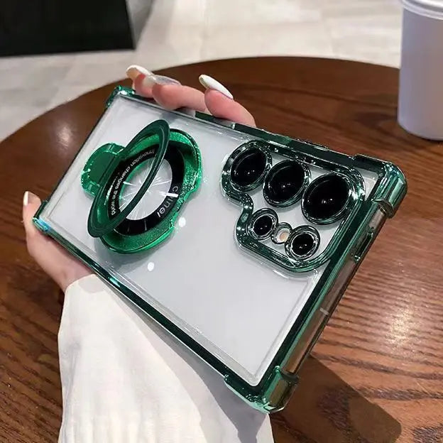 Transparent Magnetic Phone Cases for Samsung Devices 12