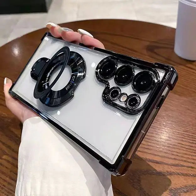 Transparent Magnetic Phone Cases for Samsung Devices 6