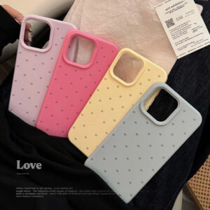 Wave Point Silicone iPhone Case with Mirror and Holder price in Bangladesh