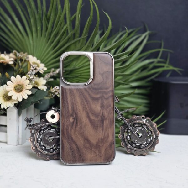 Wooden Pulaka Case for iPhone 15 Pro Max and 16 Pro Max