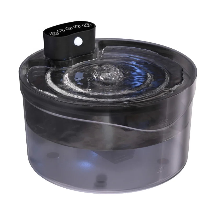 2.6L Infrared Pet Water Fountain with Auto Cat Dispenser 10