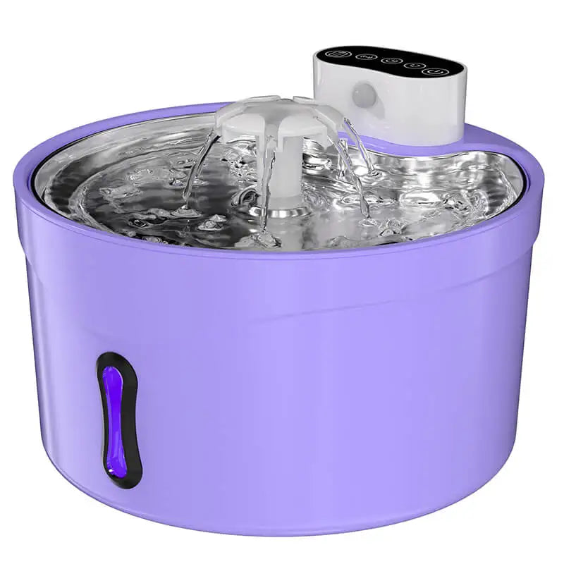 2.6L Infrared Pet Water Fountain with Auto Cat Dispenser 15