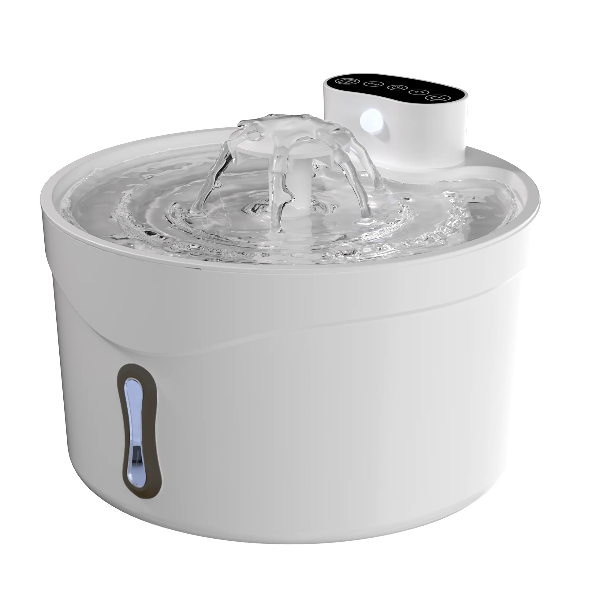 2.6L Infrared Pet Water Fountain with Auto Cat Dispenser 6