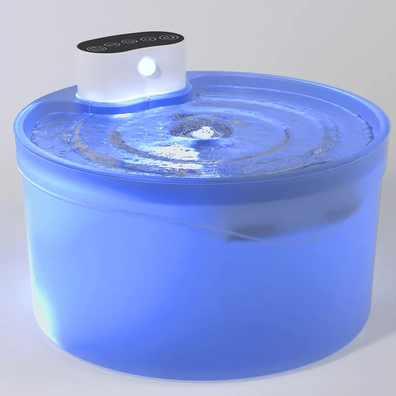 2.6L Infrared Pet Water Fountain with Auto Cat Dispenser 7