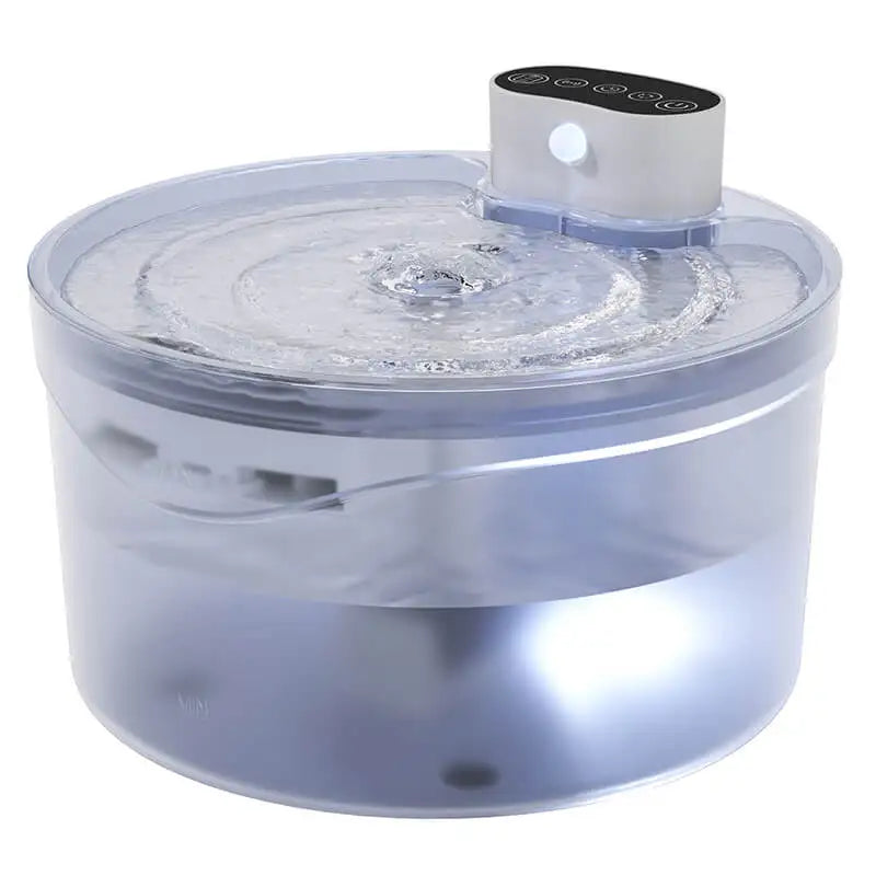 2.6L Infrared Pet Water Fountain with Auto Cat Dispenser 9