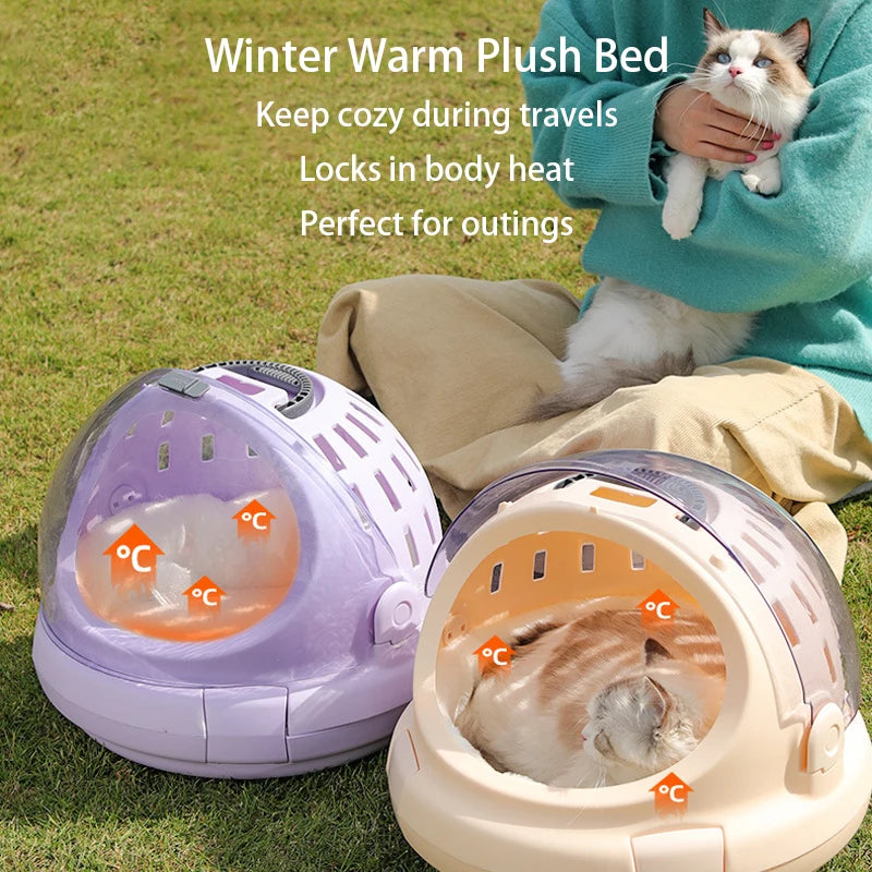 Durable Pet Travel Backpack for Dogs & Cats - Long-Lasting & Stylish 1