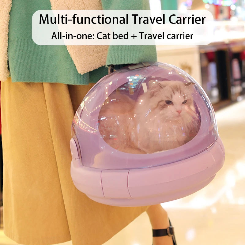 Durable Pet Travel Backpack for Dogs & Cats - Long-Lasting & Stylish 4