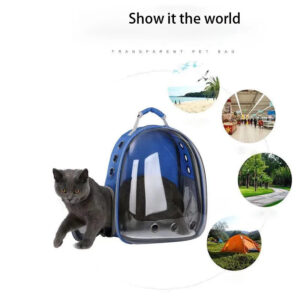 Pet Backpack Carrier Large Transparent Breathable for Dogs & Cats