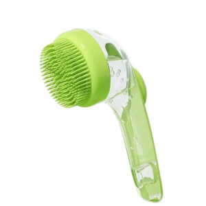 Pet Bathing Brush with Long Handle for Dogs
