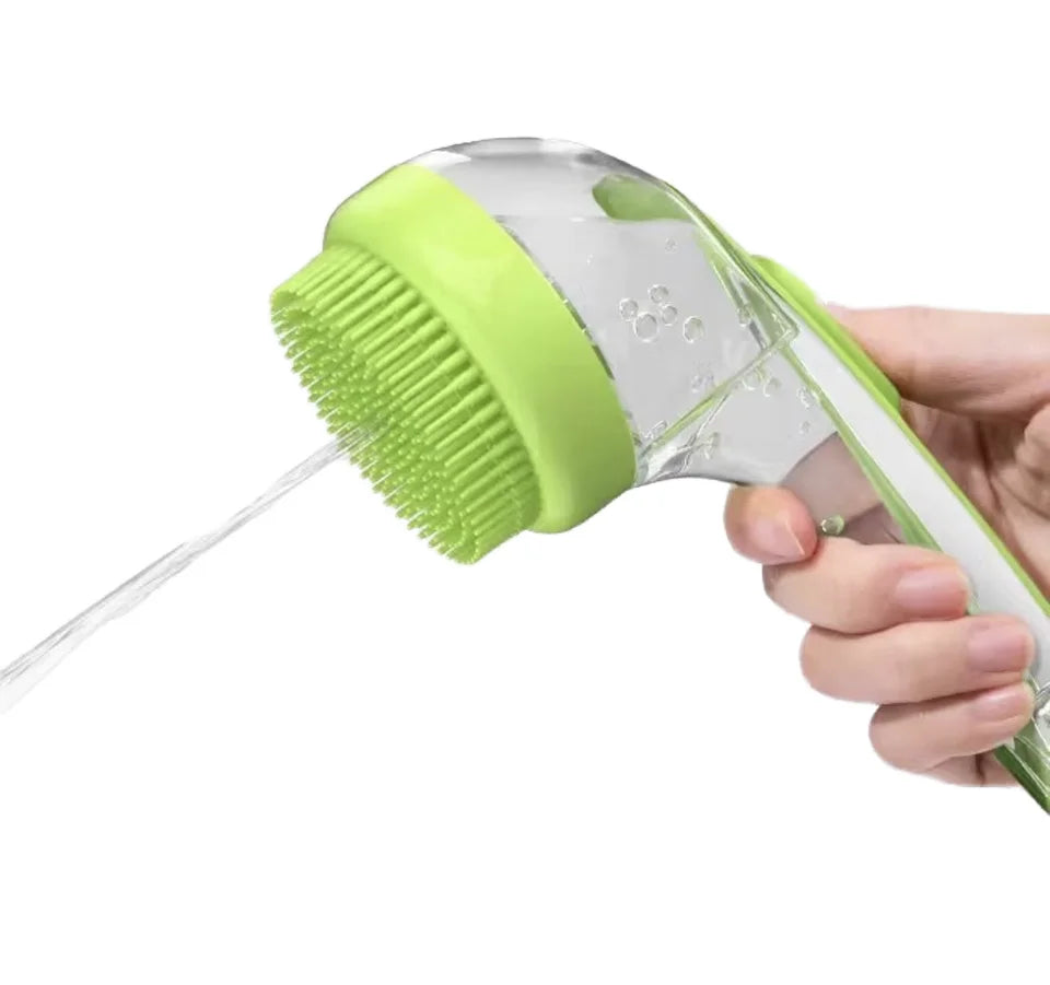 Pet Bathing Brush with Long Handle for Dogs 1