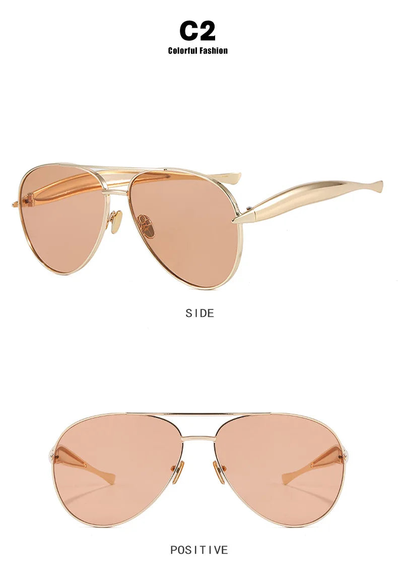 2026 Vintage Luxury Metal Sunglasses for Men And Women 3