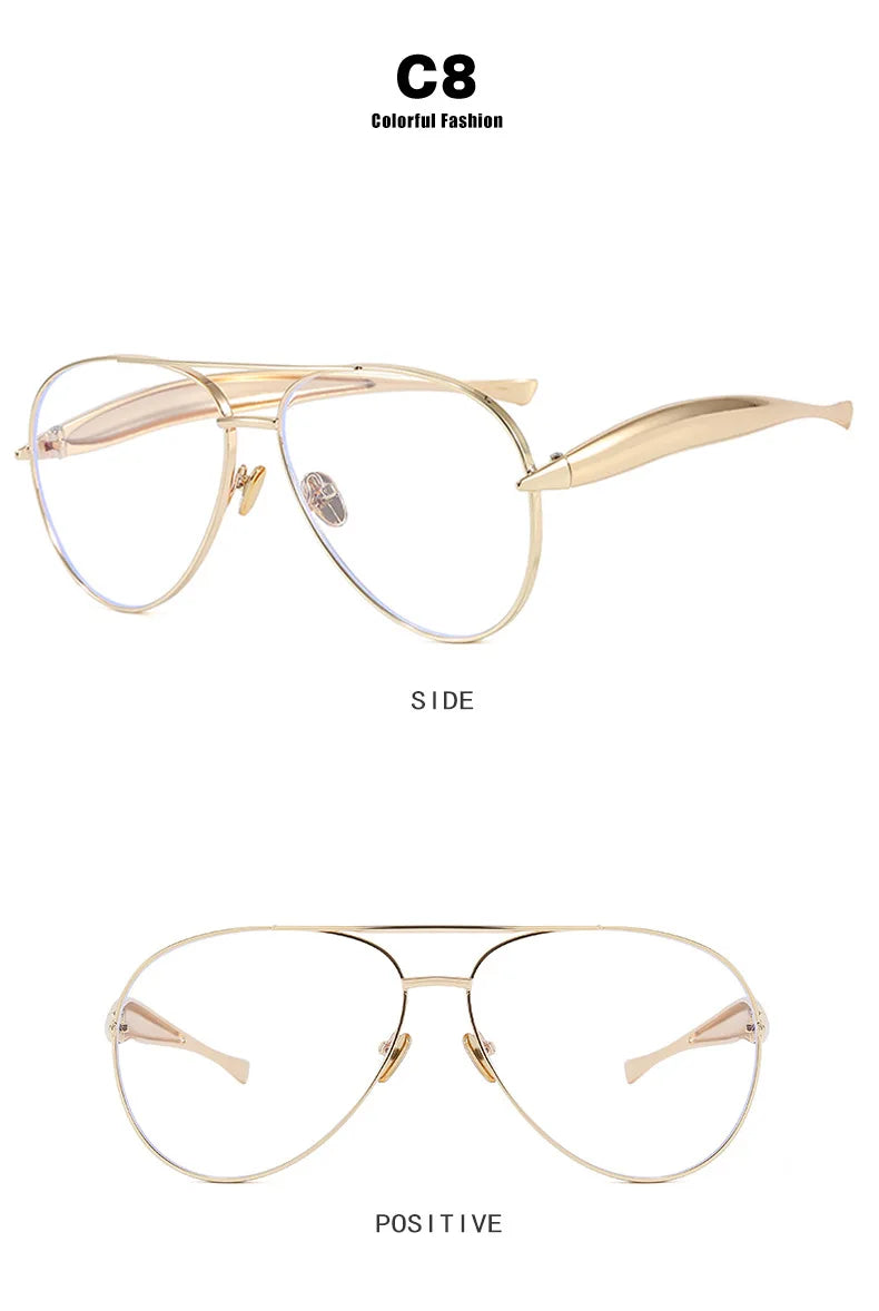 2026 Vintage Luxury Metal Sunglasses for Men And Women 9