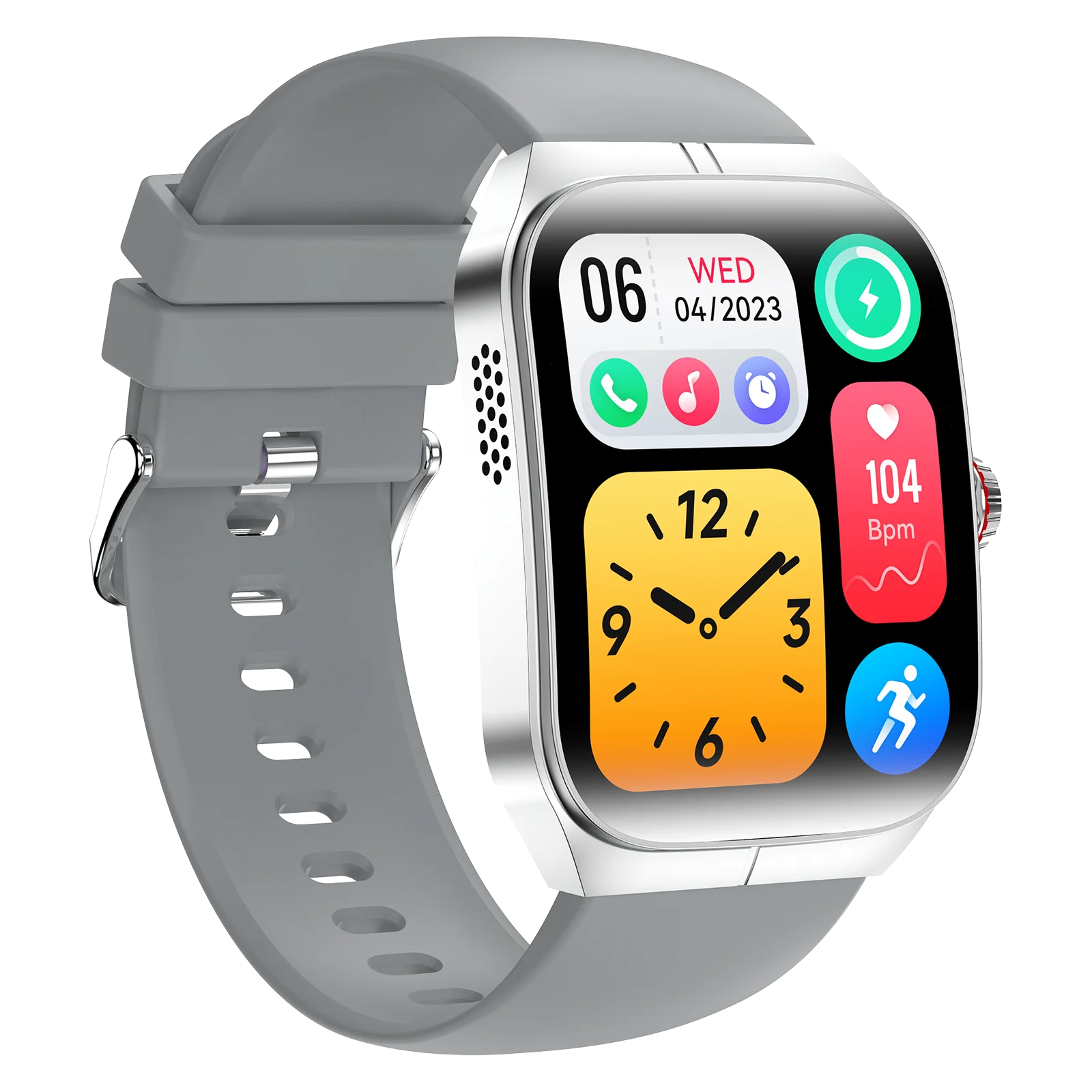 AMOLED Curved Screen Smartwatch with Health Monitor & BT Call 8