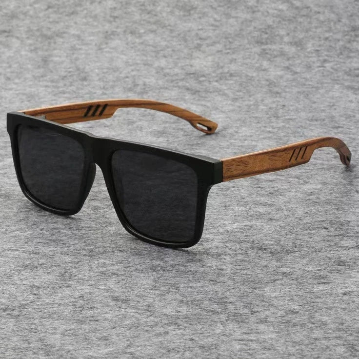 Bamboo Polarized Sunglasses with Custom Logo for Men & Women 6